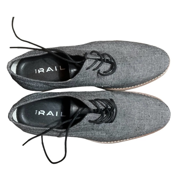 NWOB The Rail Men’s Xander Lace Up Oxfords Size 42 (9) - Picture 2 of 4